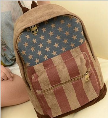 Mochila U.S.A. Flags - Tecido
